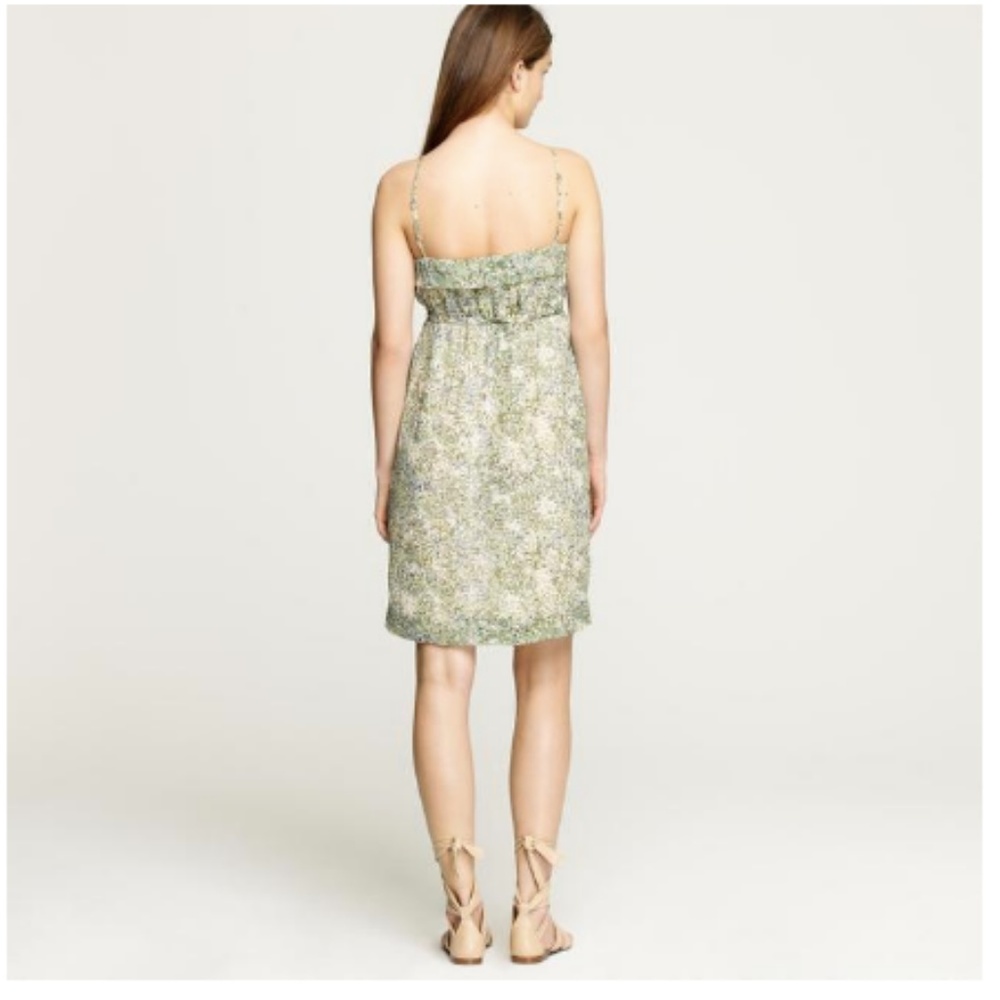J. Crew Silk Candace Dress in Teaberry Floral - Picture 3 of 9